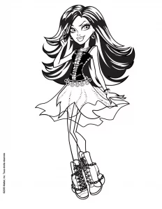 Colorazione di spectra vondergeist da monster high