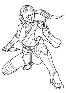 Disegni Da Colorare Gratuiti Di Mortal Kombat Da Stampare
