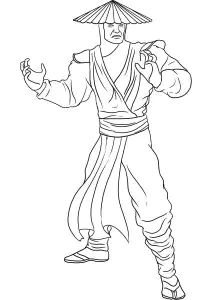 Disegni Da Colorare Gratuiti Di Mortal Kombat Da Scaricare