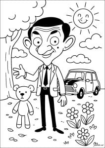 M. bean profite d'une belle journée