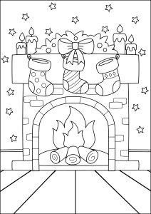 Camino Decorato Per Natale