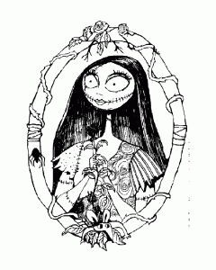 Immagine Del Film 'nightmare Before Christmas' Da Scaricare E Colorare.