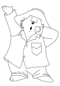Disegni da colorare di orso paddington da stampare