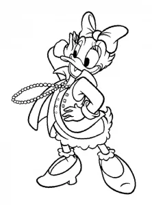 Daisy da colorare e stampare gratuitamente