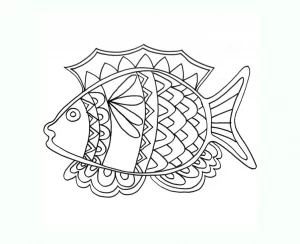 Immagini di pesci da scaricare e colorare