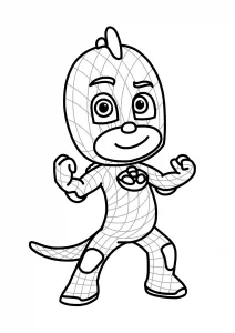 Pj masks: uno dei personaggi da colorare