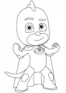 Colorazione facile di pj masks   super pigiamini