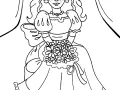 Stampa Gratuitamente Il Disegno Della Principessa Da Colorare.