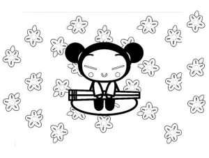 Colora pucca da stampare per bambini