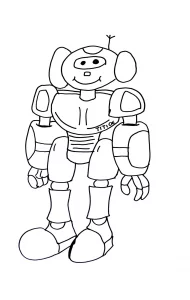 Disegni di robot da stampare per bambini