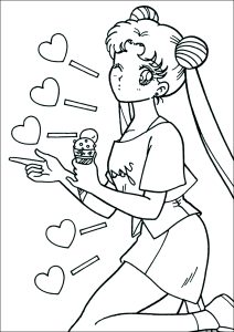 Disegni Da Colorare Per Bambini Di Sailor Moon