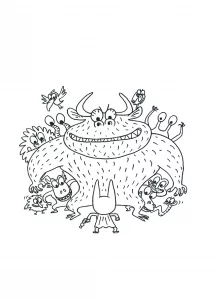 Stampa gratuitamente il disegno da colorare di Sam Sam.