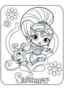 Shimmer e la sua amica scimmietta tala