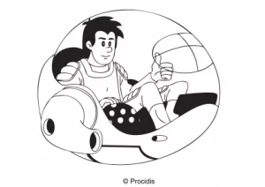 Stampa il disegno da colorare di c'era una volta... la vita.
