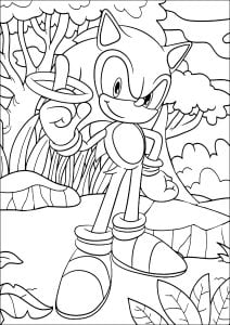 Sonic with a ring