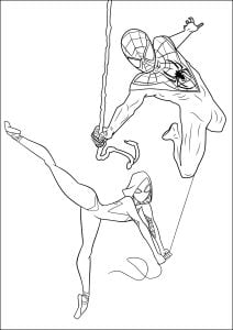Spider Man Con Spider Gwen