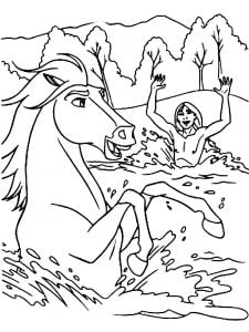 Spirit   Cavallo Selvaggio In Un Brutto Modo