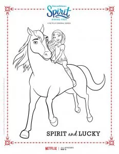 Disegni da colorare di spirito libero   cavallo selvaggio da stampare