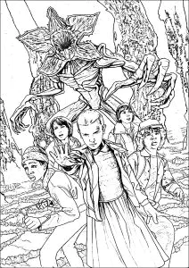 Disegni Da Colorare Per Bambini Gratuiti Di Stranger Things