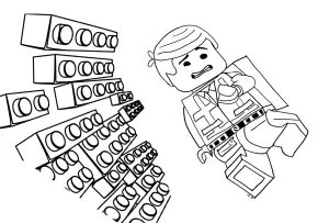 Immagine da la grande avventura lego da scaricare e colorare.