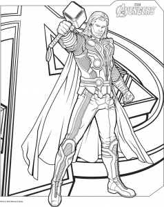 Immagine di Thor a colori