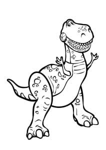 Il famoso t rex di toy story