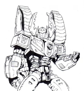 Disegni dei transformers da colorare per bambini