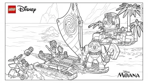 Vaiana disegni da colorare per bambini