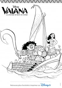 Vaiana disegni da colorare per bambini