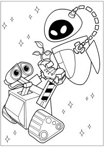 Wall e offre un pianta a eve.