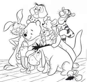 Immagine di winnie the pooh da scaricare e colorare
