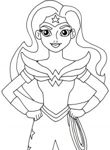 Wonder woman in versione semplice