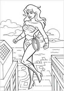Wonder woman prende il volo.
