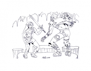Scarica Il Disegno Da Colorare Di Zelda.