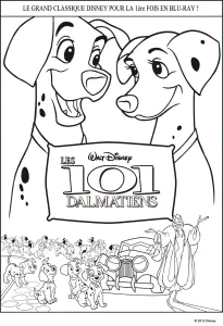 Färbung 101 Dalmatiner Disney 3
