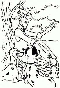 Coloriage Von 101 Dalmatiner Zum Ausdrucken