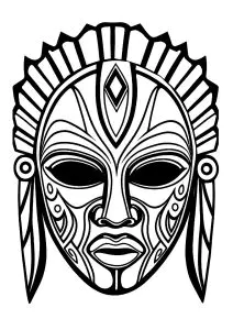 Afrikanische Maske