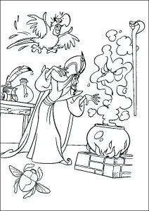 Jafar Und Iago Der Papagei.