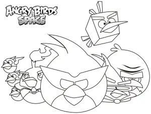 Bild Von Angry Birds Zum Ausdrucken Und Ausmalen