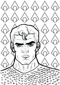Aquaman Ausmalbilder Für Kinder