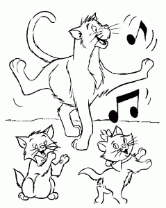 Kostenlose Aristocats Ausmalbilder Zum Ausmalen