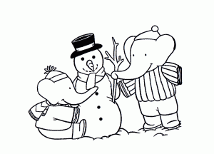 Ausmalbilder Von Babar Zum Kostenlosen Herunterladen