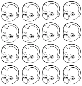 Ausmalbilder von baby boss für kinder