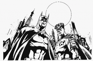 Batman Malbuch Für Kinder
