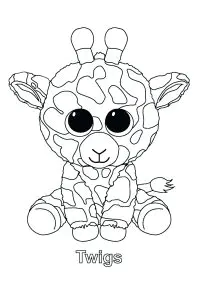 Zweige  Giraffe 