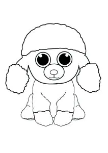 Kleiner Beanie Boo Schaf