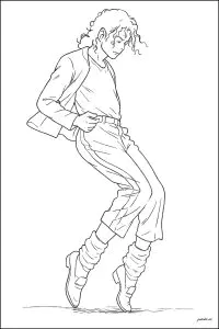 Michael Jackon Auf Zehenspitzen Während Billie Jean