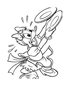 Bild Von Daisy Duck Zum Ausdrucken Und Ausmalen
