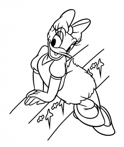 Kostenlose Daisy Duck Ausmalbilder Zum Ausmalen