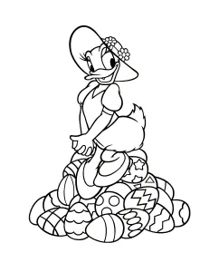 Ausmalbilder Von Daisy Duck Zum Ausmalen Für Kinder